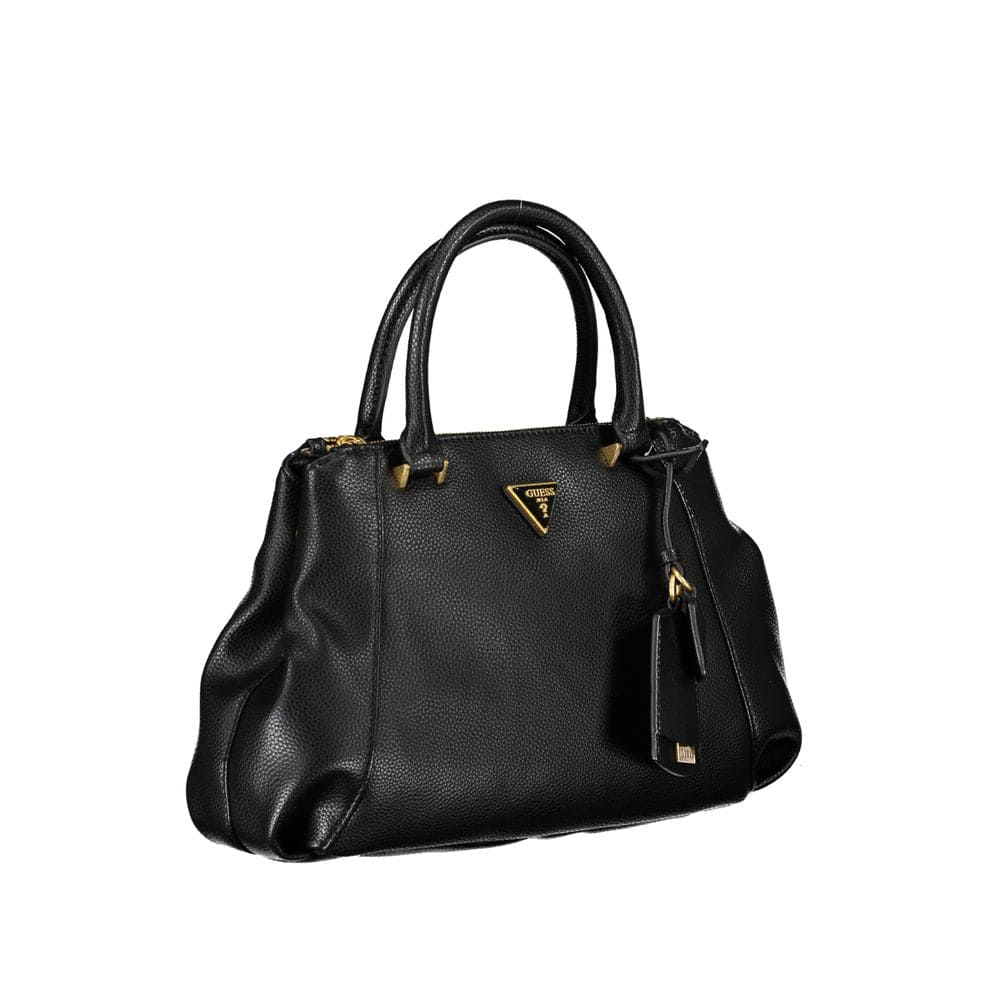 Bolso de mano de polietileno negro Guess Jeans