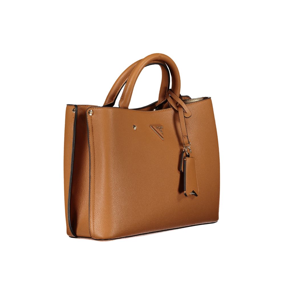 Sac à main Guess Jeans en polyéthylène marron