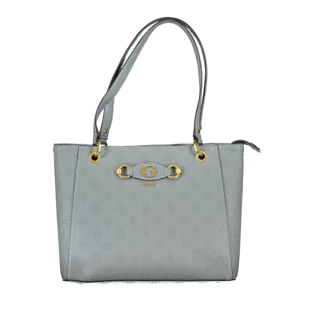 Sac à main Guess Jeans en polyéthylène bleu clair