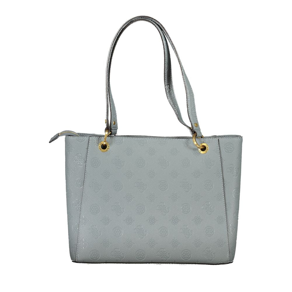 Sac à main Guess Jeans en polyéthylène bleu clair