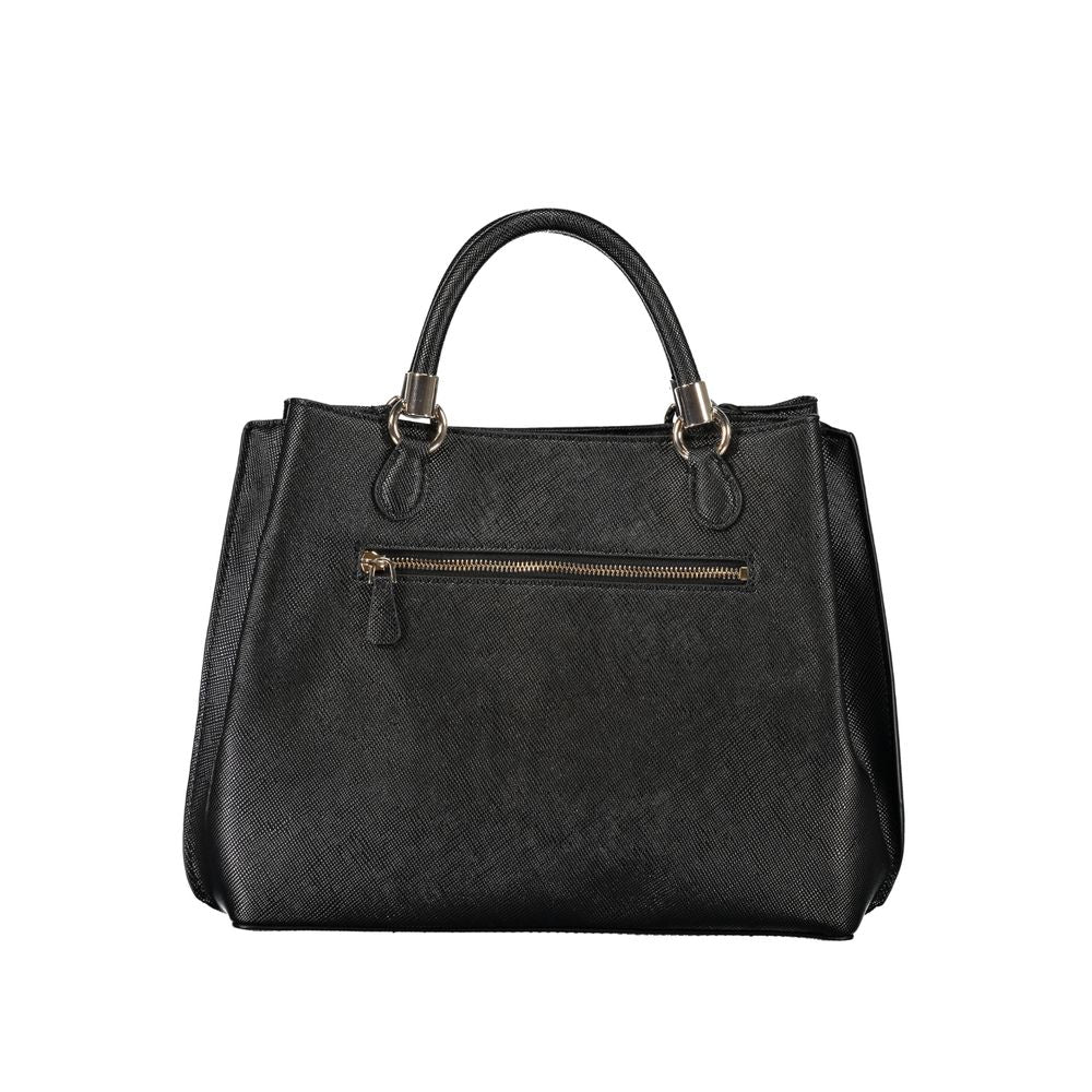 Bolso de mano de polietileno negro Guess Jeans