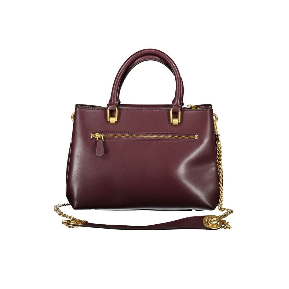 Bolso de mano morado de polietileno Guess Jeans