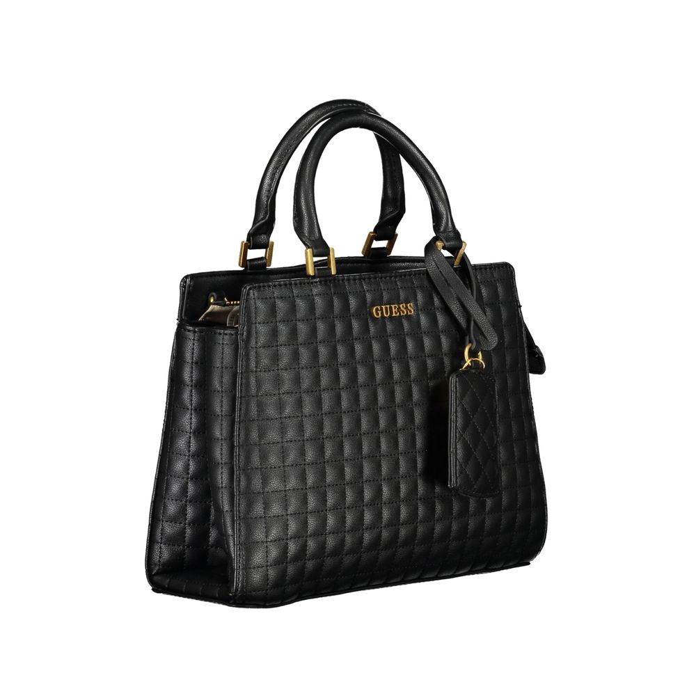 Bolso de mano de polietileno negro Guess Jeans