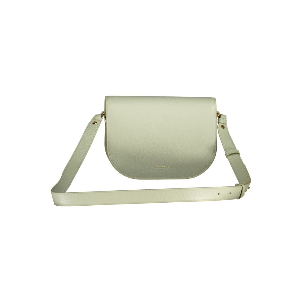 Bolso de mano de piel verde Coccinelle