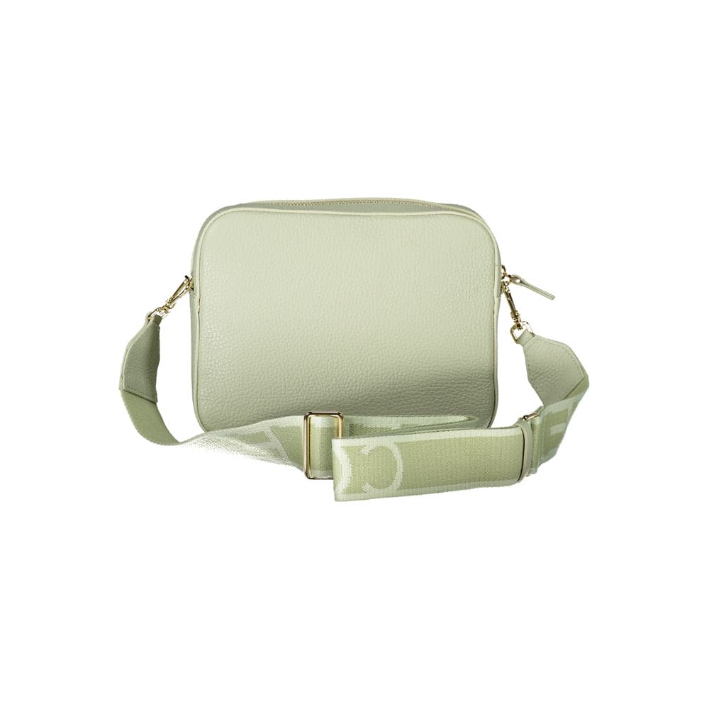 Bolso de mano de piel verde Coccinelle