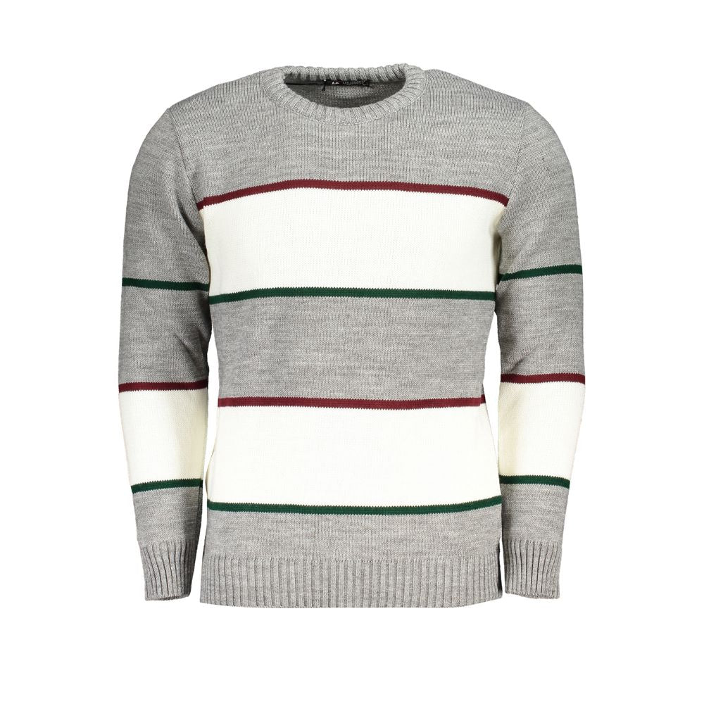 U.S. Grand Polo Gray Fabric Sweater