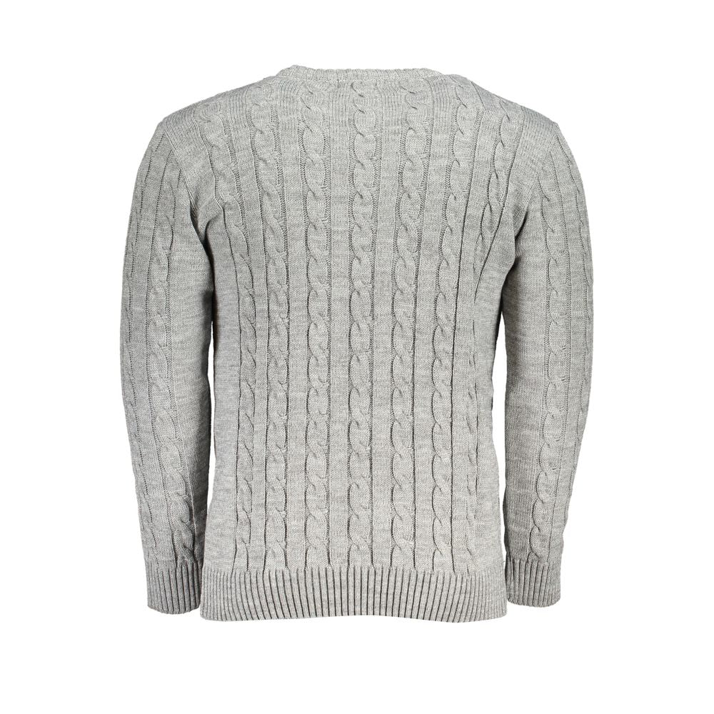 Pull en tissu gris US Grand Polo