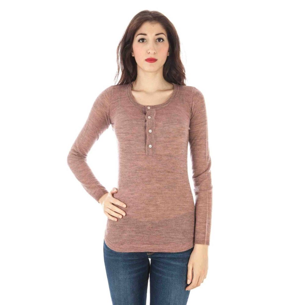 Pull en laine rose Fred Perry