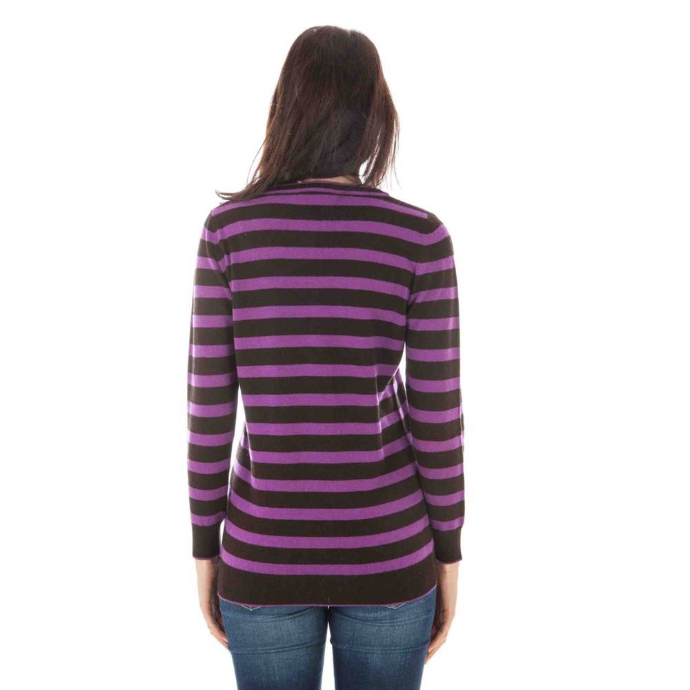 Pull en laine violet Fred Perry