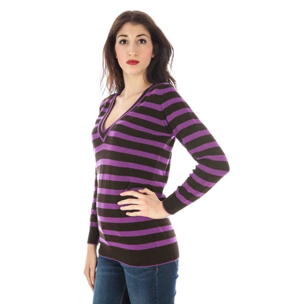 Pull en laine violet Fred Perry