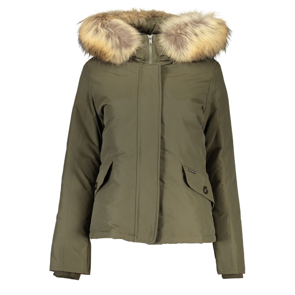 Chaquetas y abrigos de algodón verde de Woolrich