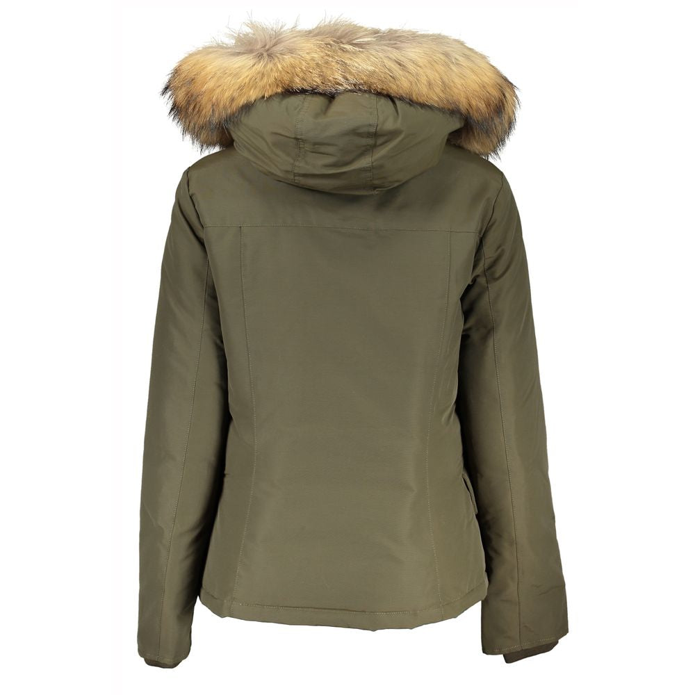 Chaquetas y abrigos de algodón verde de Woolrich