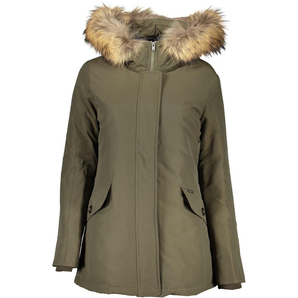 Chaquetas y abrigos de algodón verde de Woolrich