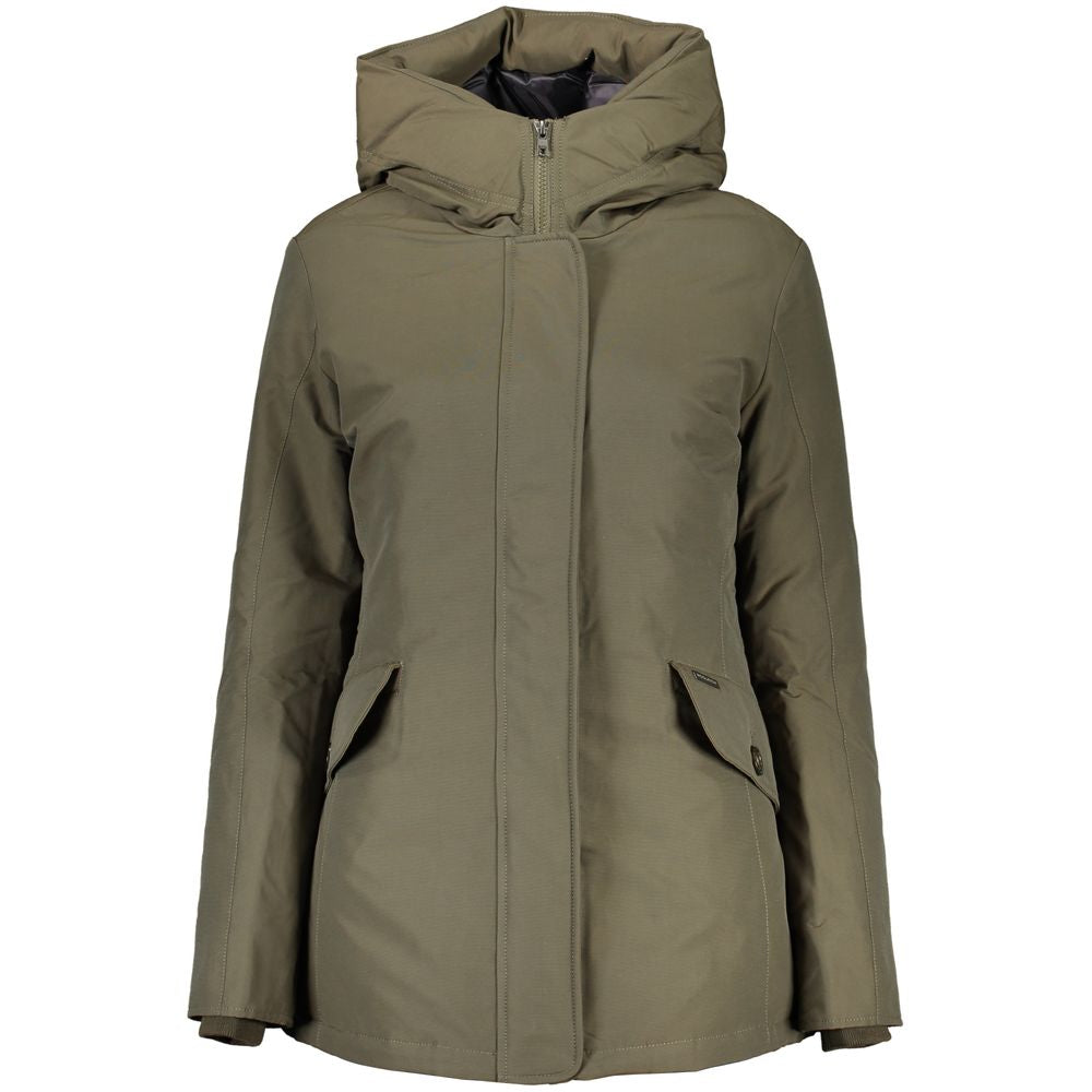 Chaquetas y abrigos de algodón verde de Woolrich