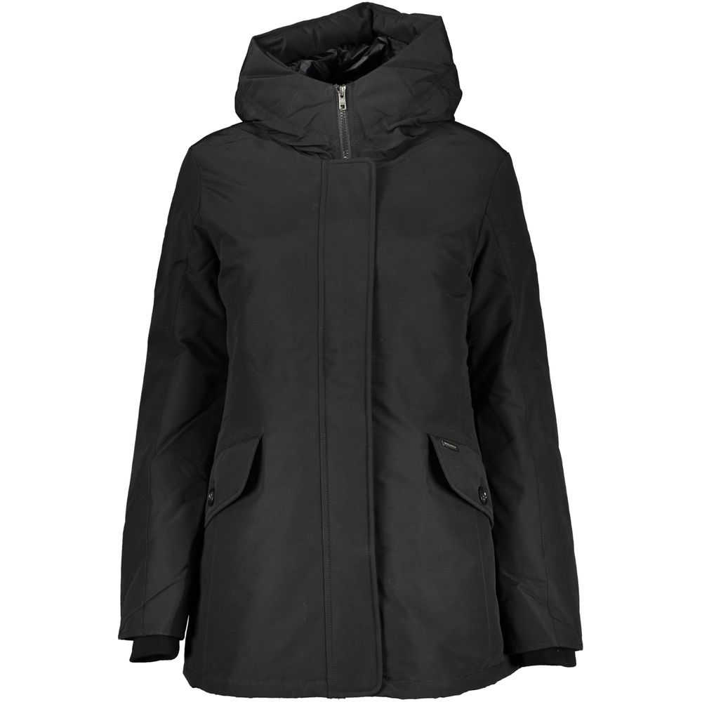 Chaquetas y abrigos de algodón negros de Woolrich