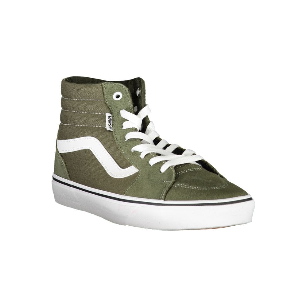 Baskets Vans en polyester vert