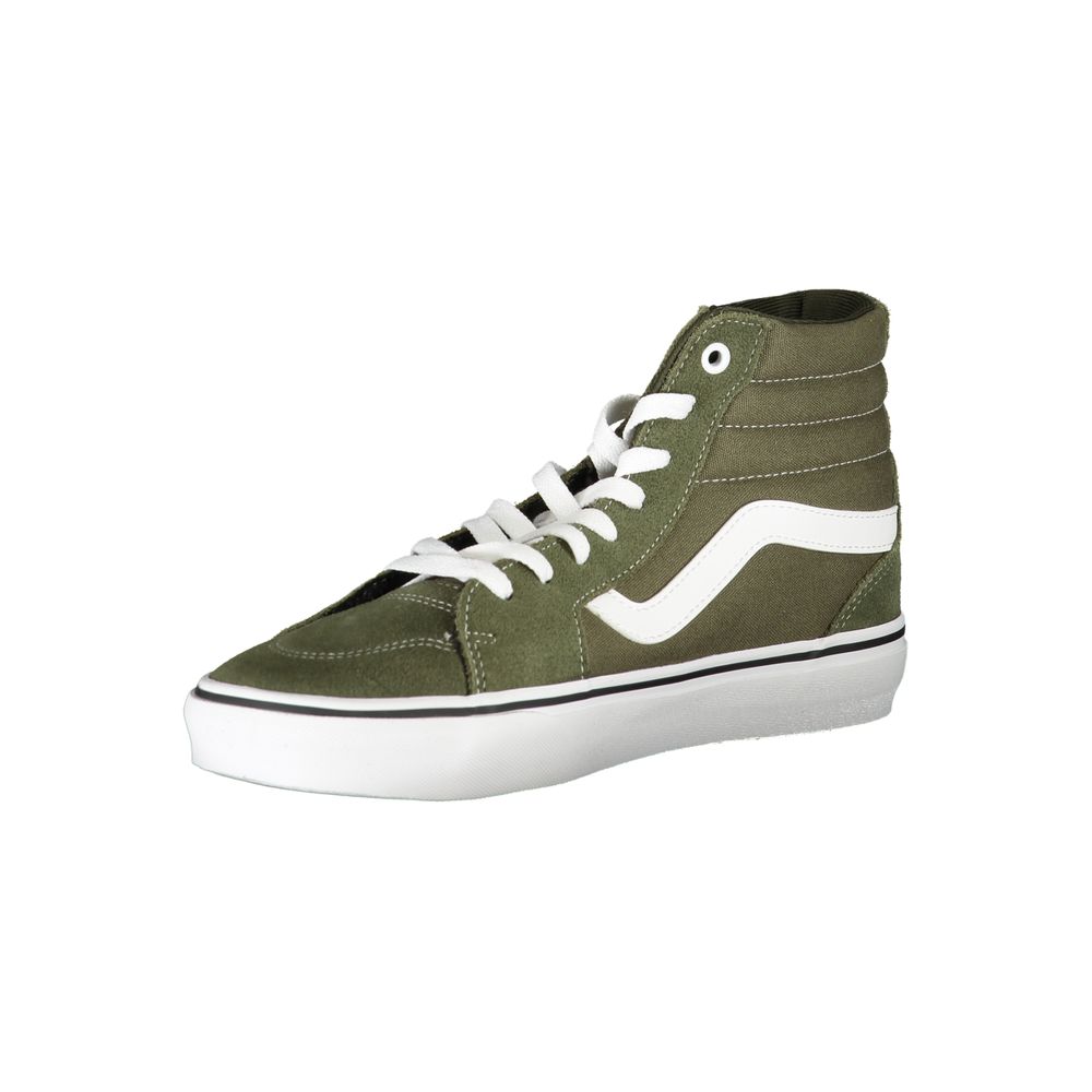 Baskets Vans en polyester vert