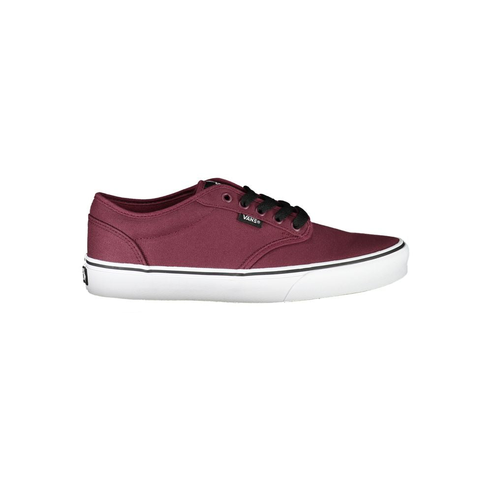 Baskets Vans en polyester rouge