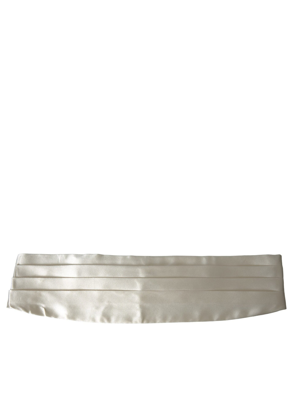 Ceinture large en soie blanche Dolce &amp; Gabbana pour homme