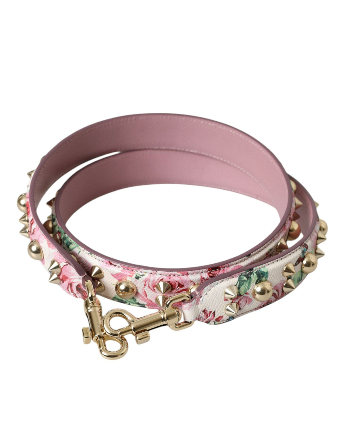 Correa para el hombro con accesorio para bolso con diseño floral en color rosa de Dolce &amp; Gabbana