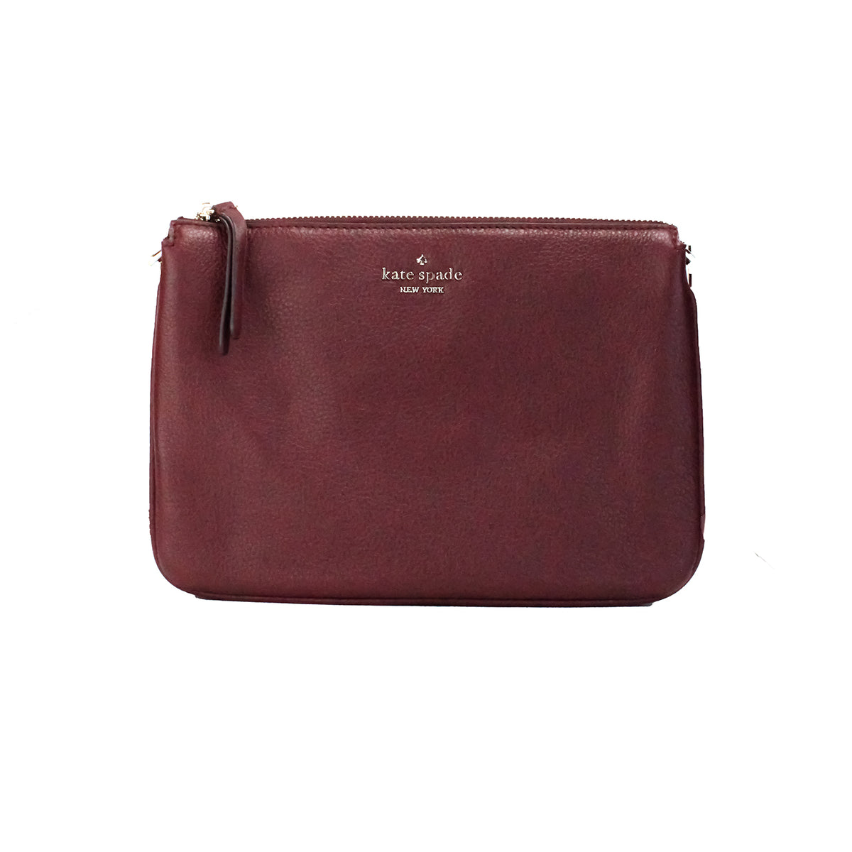 Sac à main à bandoulière à triple soufflet en cuir Cherrywood de Kate Spade Jackson