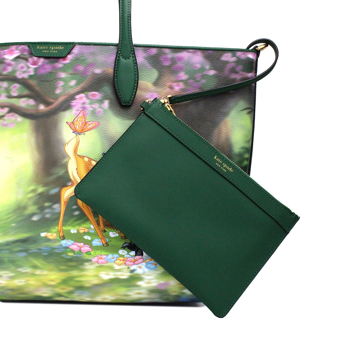 Sac à main fourre-tout en toile enduite Kate Spade Disney Sutton Bambi