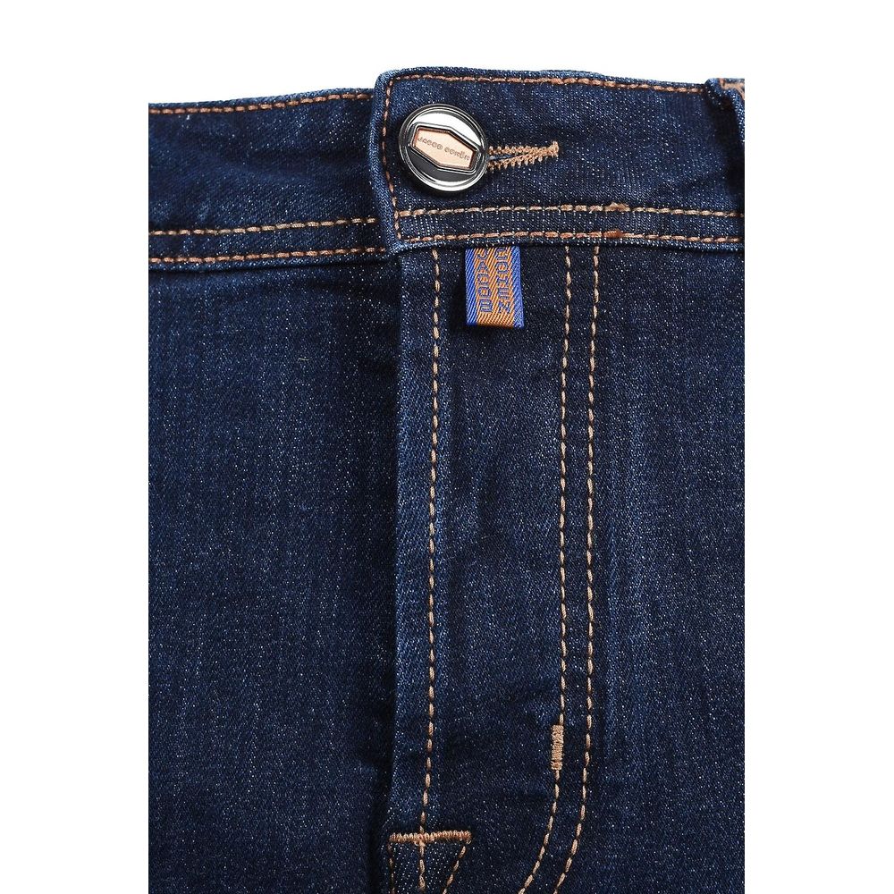 Jacob Cohen Blue Cotton Jeans & Pant