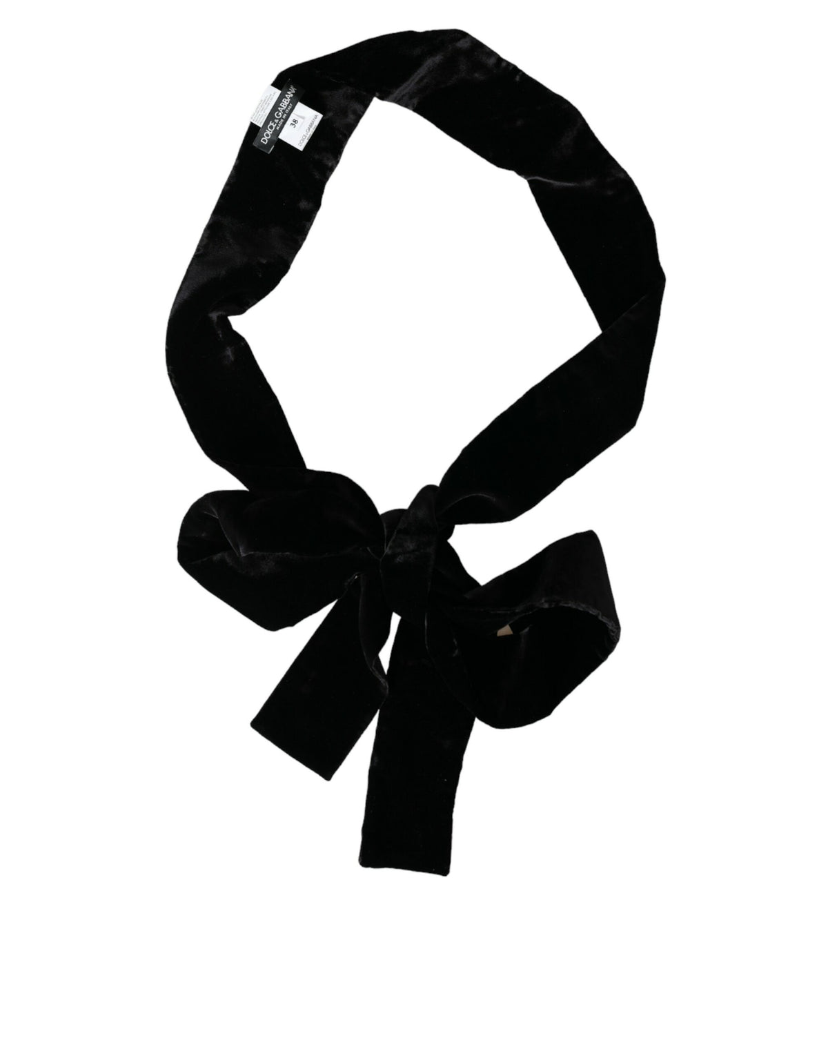 Ceinture large en viscose noire Dolce &amp; Gabbana pour femme