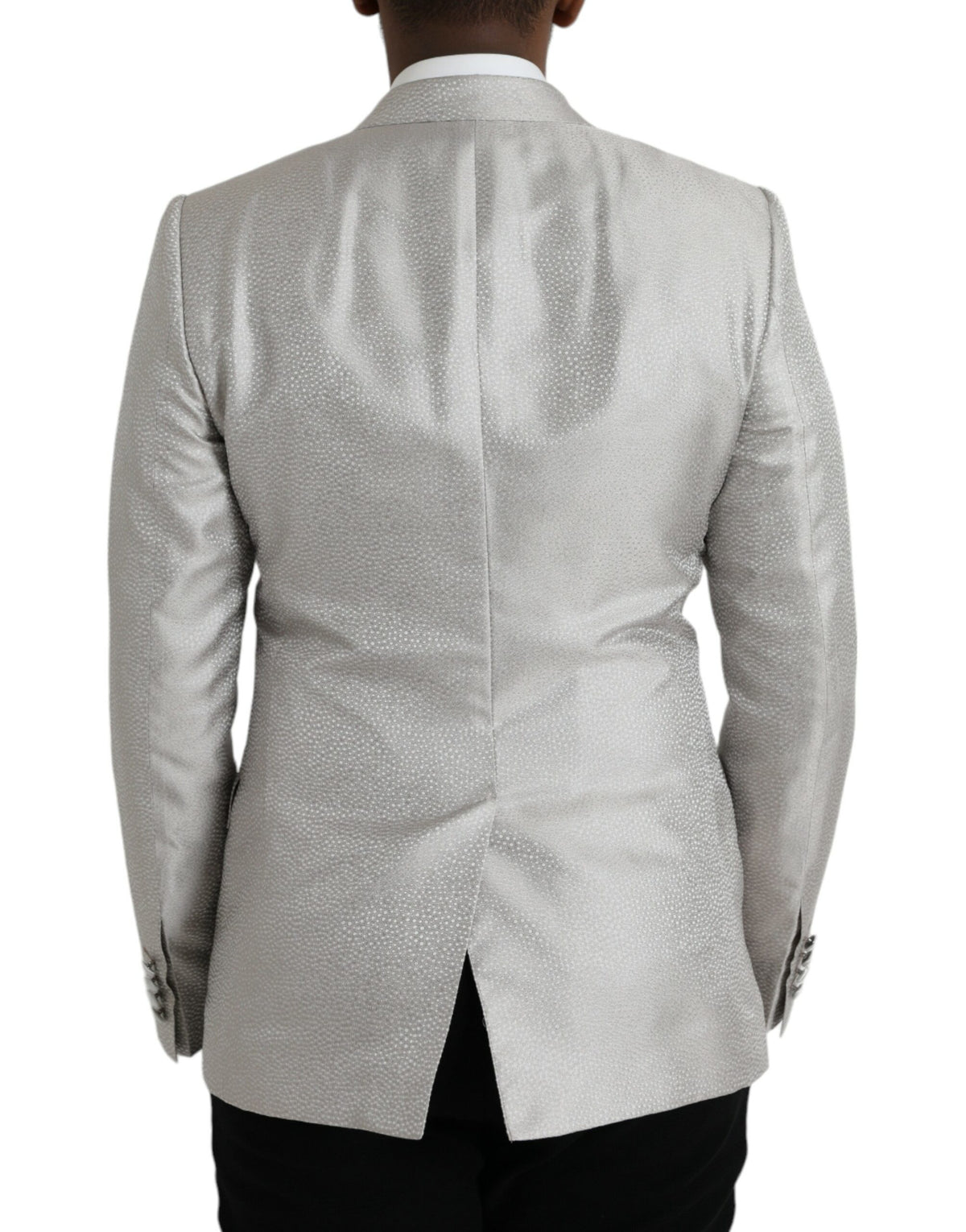 Blazer croisé Dolce &amp; Gabbana blanc cassé MARTINI