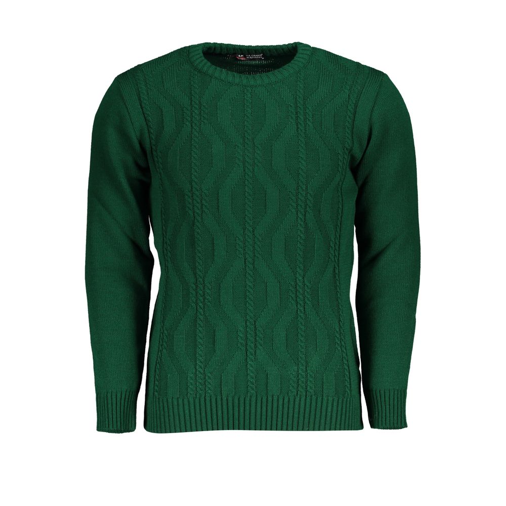 Pull en tissu vert US Grand Polo