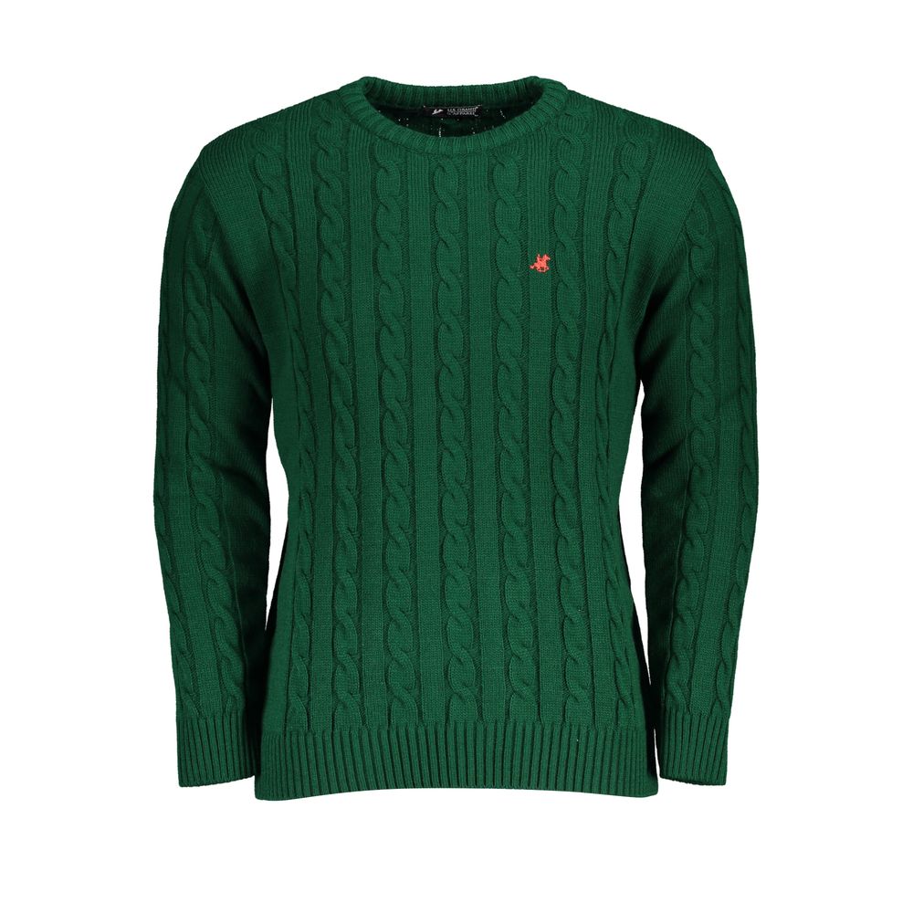 Pull en tissu vert US Grand Polo