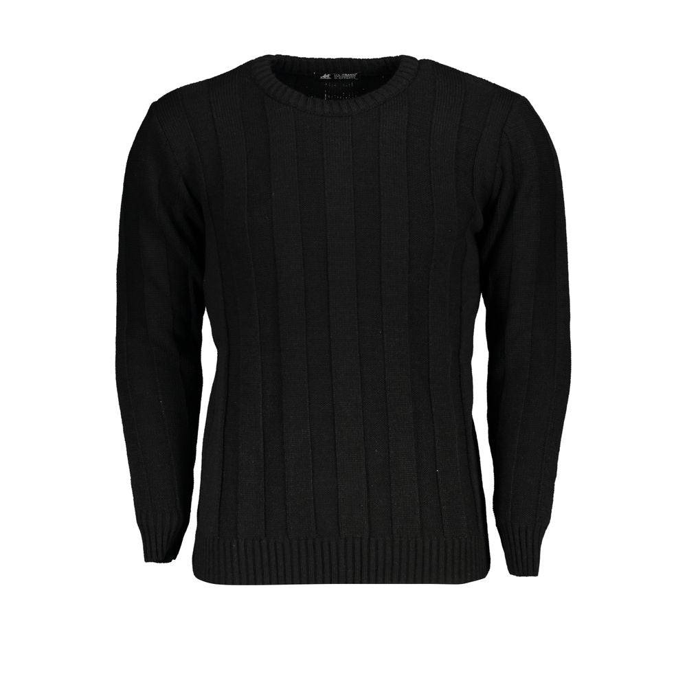 Pull en tissu noir US Grand Polo