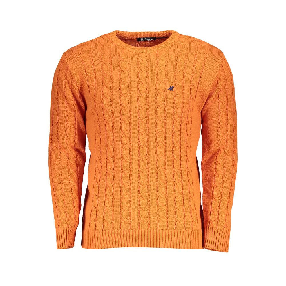 Pull en tissu orange US Grand Polo