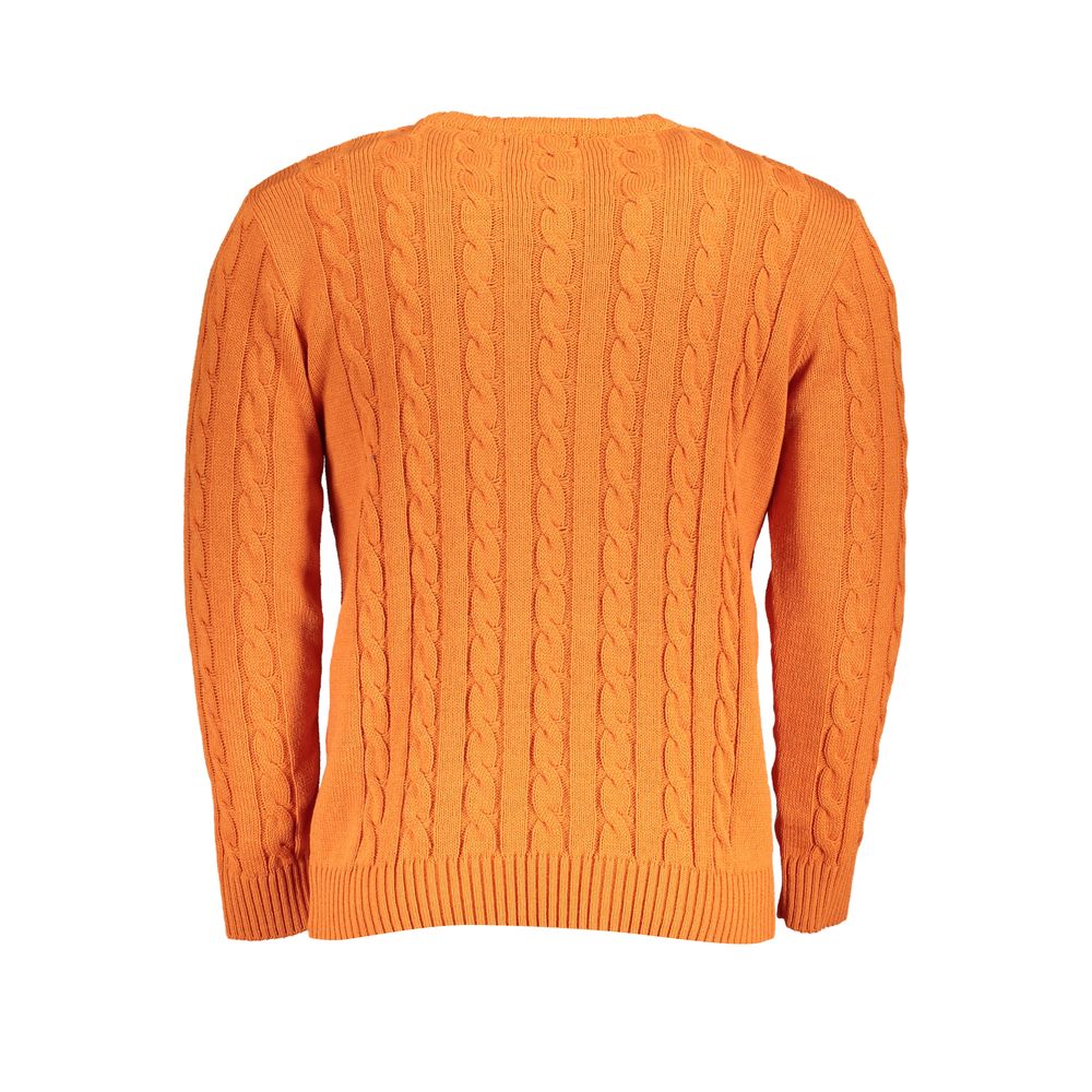 Pull en tissu orange US Grand Polo