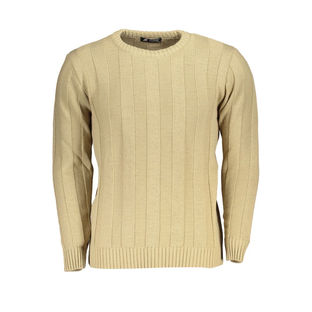 Pull en tissu beige US Grand Polo