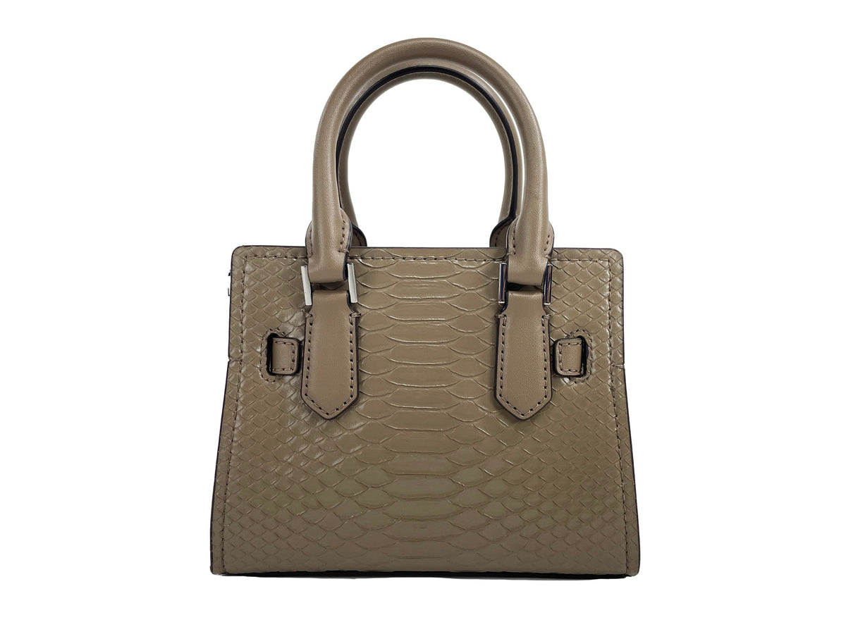 Bolso bandolera tipo cartera con diseño de serpiente Dusk XS de Michael Kors Hamilton