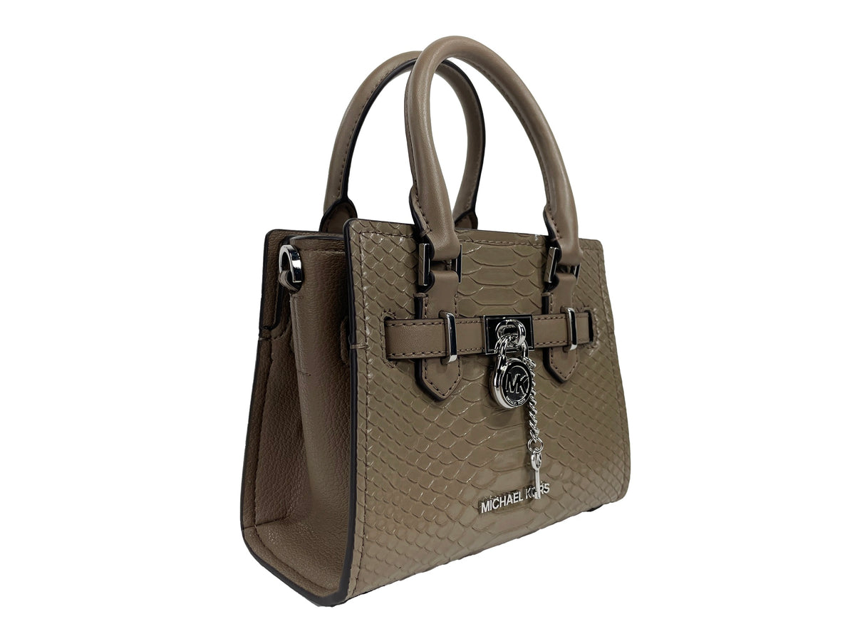 Sac à main à bandoulière Hamilton XS Dusk Snake de Michael Kors