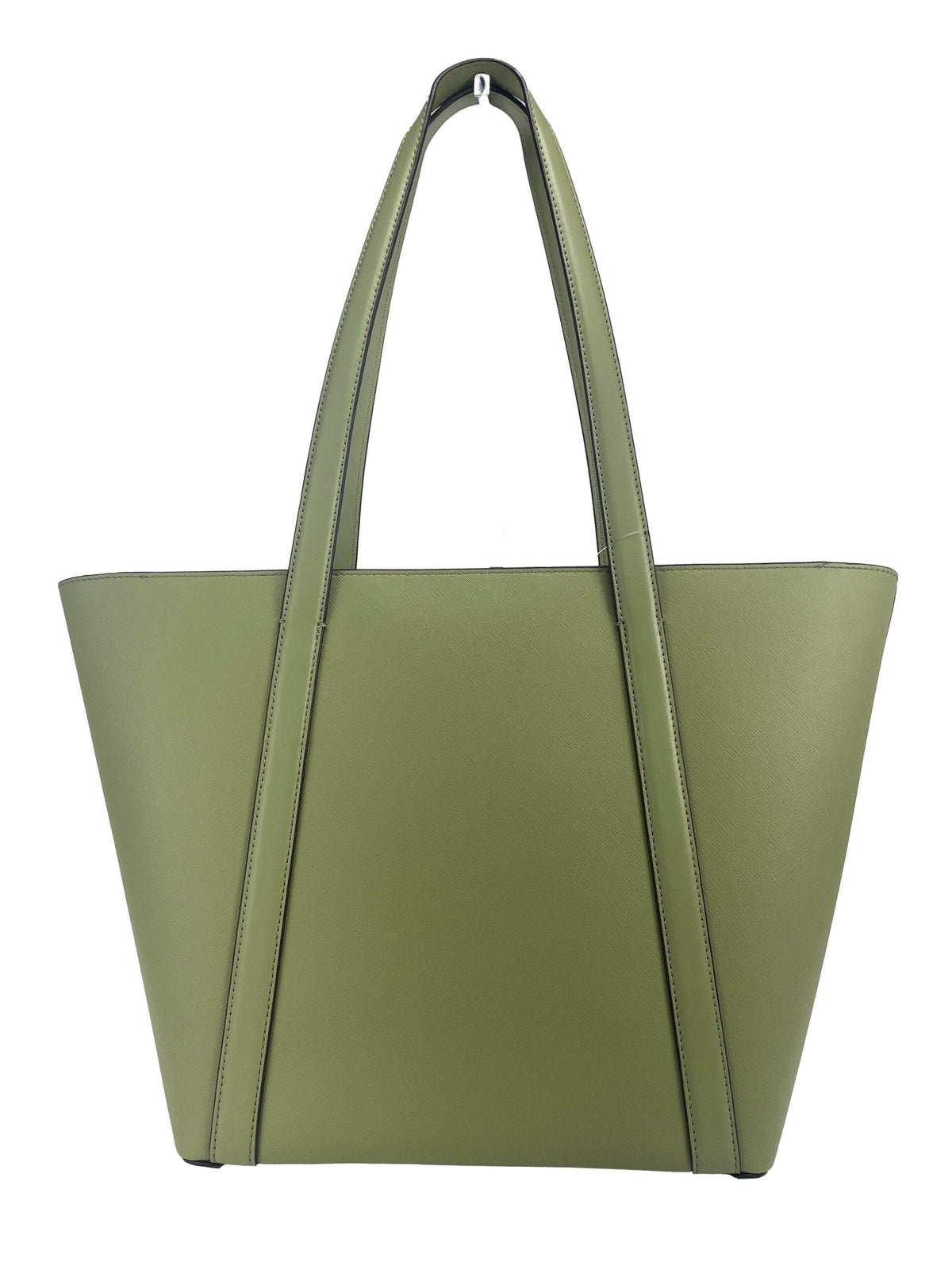 Bolso tote grande Pratt con cremallera y bandolera de Michael Kors en verde salvia claro