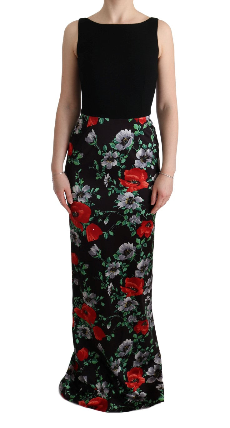 Vestido elegante con estampado floral de Dolce &amp; Gabbana