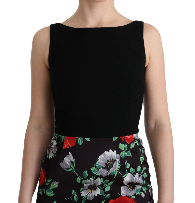 Vestido elegante con estampado floral de Dolce &amp; Gabbana