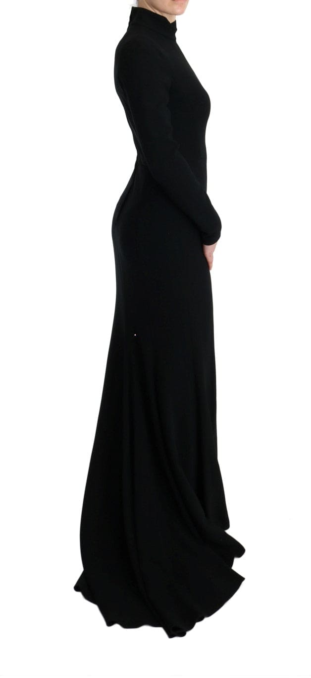 Robe fourreau longue élégante Dolce &amp; Gabbana en noir