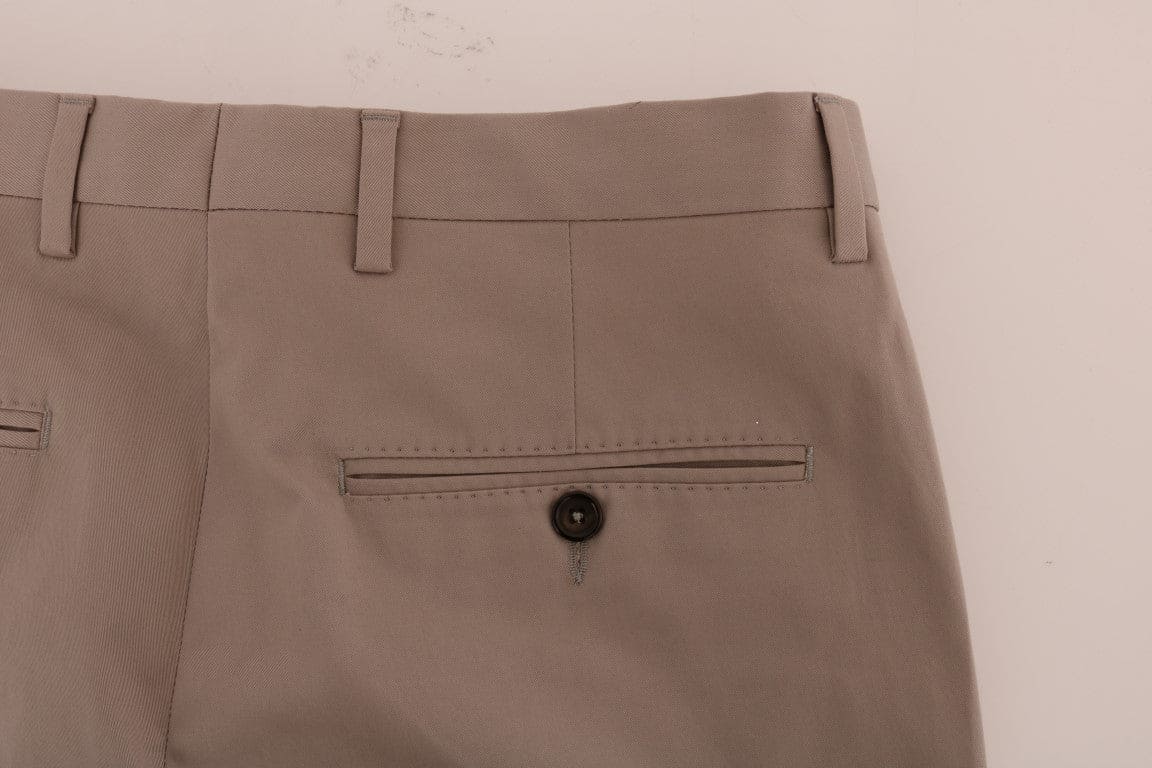 Pantalon chino décontracté beige chic Dolce &amp; Gabbana