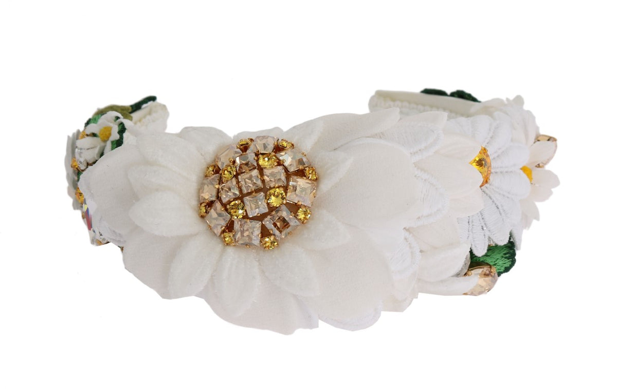 Diadema con cristales y diseño de girasoles de Dolce &amp; Gabbana