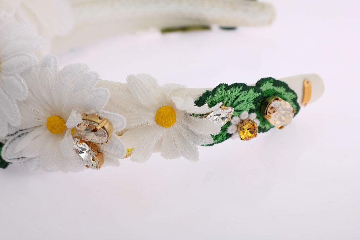 Diadema con cristales y diseño de girasoles de Dolce &amp; Gabbana