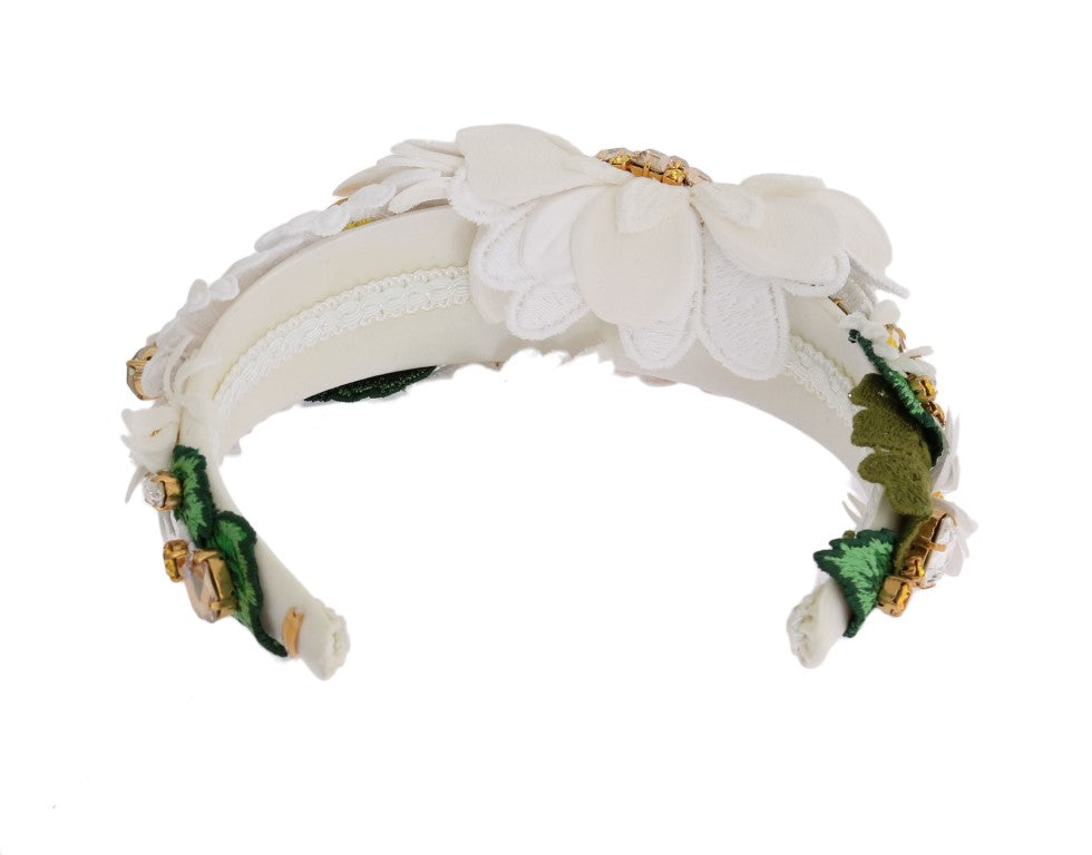 Bandeau orné de cristaux tournesol Dolce &amp; Gabbana