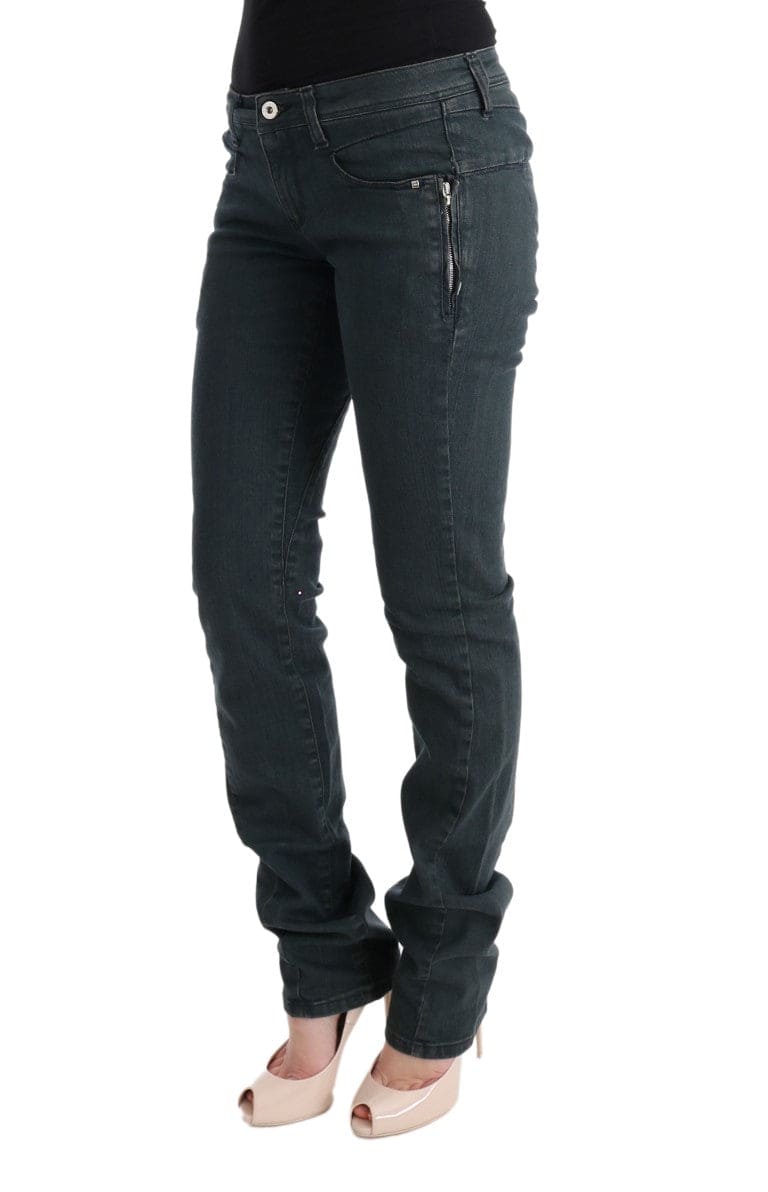 Costume National Chic Jean Super Slim Gris en Coton