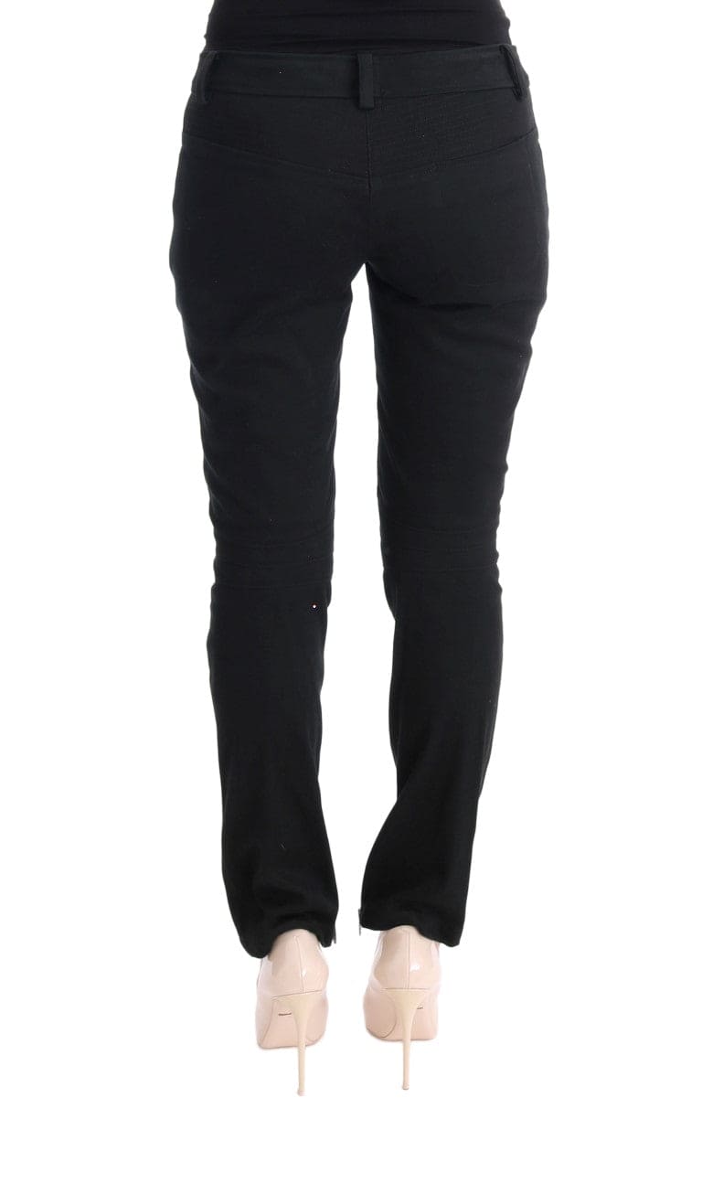 Pantalon slim noir chic Ermanno Scervino