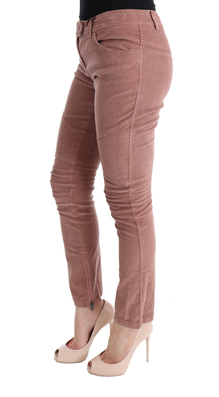 Pantalon Capri court marron chic Ermanno Scervino pour des soirées élégantes