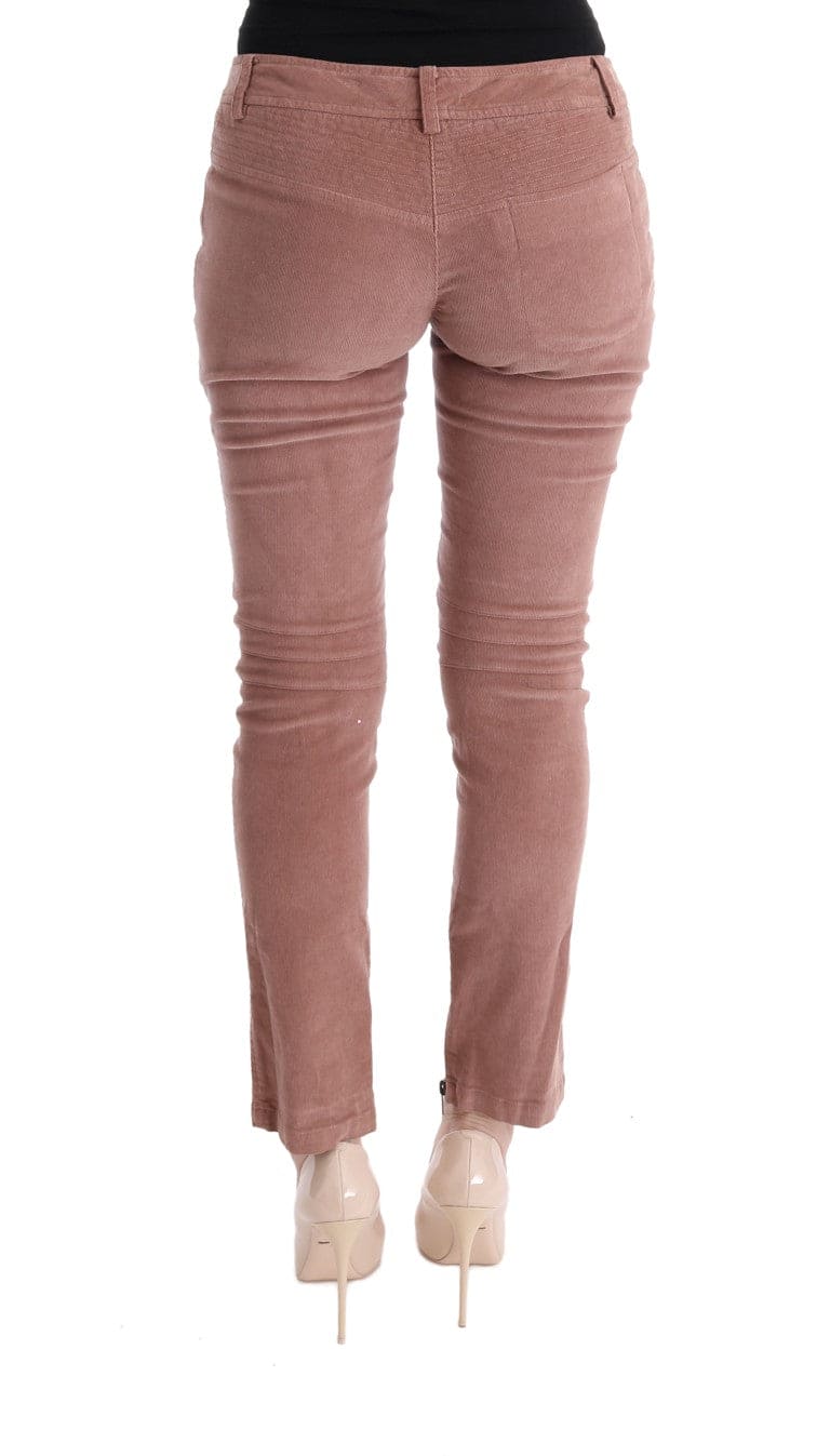 Pantalon Capri court marron chic Ermanno Scervino pour des soirées élégantes