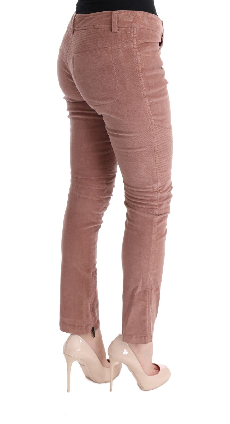 Pantalon Capri court marron chic Ermanno Scervino pour des soirées élégantes